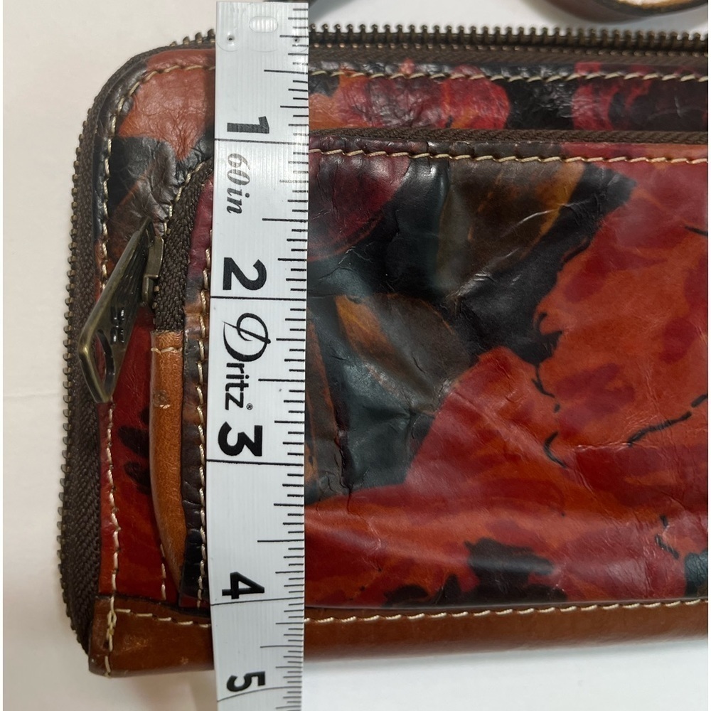 PATRICIA NASH Crossbody Bag Leather Floral Adjustable Strap - Picture 6 of 16